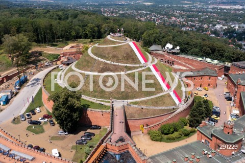  13.07.2024 KRAKOW<br />
KRAKOW Z DRONA<br />
N/Z KOPIEC KOSCIUSZKI <br />
FOT. MARCIN BANASZKIEWICZ / FOTONEWS  