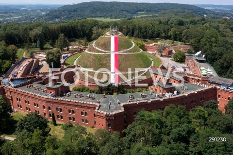  13.07.2024 KRAKOW<br />
KRAKOW Z DRONA<br />
N/Z KOPIEC KOSCIUSZKI <br />
FOT. MARCIN BANASZKIEWICZ / FOTONEWS  