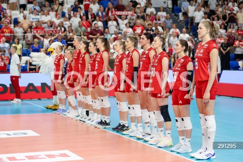  18.07.2024 MIELEC <br />
SIATKOWKA KOBIET <br />
MEMORIAL AGATY MROZ - OLSZEWSKIEJ <br />
MECZ POLSKA - FRANCJA ( POLAND - FRANCE ) <br />
N/Z REPREZENTACJA POLSKI TEAM DRUZYNA SIATKARKI AGNIESZKA KORNELUK KATARZYNA WENERSKA OLIVIA ROZANSKI MALWINA SMARZEK KLAUDIA ALAGIERSKA NATALIA MEDRZYK MARTYNA CZYRNIANSKA MAGDALENA JURCZYK MARTYNA LUKASIK <br />
 