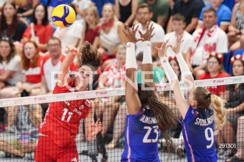  18.07.2024 MIELEC <br />
SIATKOWKA KOBIET <br />
MEMORIAL AGATY MROZ - OLSZEWSKIEJ <br />
MECZ POLSKA - FRANCJA ( POLAND - FRANCE ) <br />
N/Z MARTYNA LUKASIK <br />
 