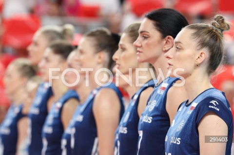  19.07.2024 MIELEC ( POLSKA - POLAND ) <br />
SIATKOWKA KOBIET - VOLLEYBALL <br />
MEMORIAL AGATY MROZ - OLSZEWSKIEJ <br />
MECZ POLSKA - SERBIA ( POLAND - SERBIA ) <br />
N/Z OLIVIA ROZANSKI MALWINA SMARZEK KLAUDIA ALAGIERSKA ZAWODNICZKI SIATKARKI<br />
 