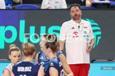  19.07.2024 MIELEC ( POLSKA - POLAND ) <br />
SIATKOWKA KOBIET - VOLLEYBALL <br />
MEMORIAL AGATY MROZ - OLSZEWSKIEJ <br />
MECZ POLSKA - SERBIA ( POLAND - SERBIA ) <br />
N/Z STEFANO LAVARINI ( I TRENER - HEAD COACH ) <br />
 