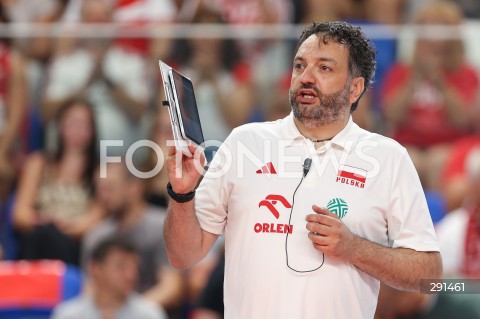  19.07.2024 MIELEC ( POLSKA - POLAND ) <br />
SIATKOWKA KOBIET - VOLLEYBALL <br />
MEMORIAL AGATY MROZ - OLSZEWSKIEJ <br />
MECZ POLSKA - SERBIA ( POLAND - SERBIA ) <br />
N/Z STEFANO LAVARINI ( I TRENER - HEAD COACH ) <br />
 