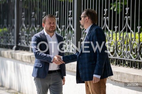  20.07.2024 WARSZAWA<br />
KONFERENCJA PRASOWA POLITYKOW ZJEDNOCZONEJ PRAWICY<br />
N/Z JACEK OZDOBA PAWEL SZROT<br />
FOT. MARCIN BANASZKIEWICZ/FOTONEWS  