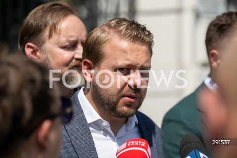  20.07.2024 WARSZAWA<br />
KONFERENCJA PRASOWA POLITYKOW ZJEDNOCZONEJ PRAWICY<br />
N/Z JACEK OZDOBA<br />
FOT. MARCIN BANASZKIEWICZ/FOTONEWS  