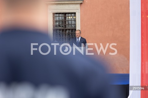  24.07.2024 WARSZAWA<br />
OBCHODY SWIETA POLICJI W WARSZAWIE<br />
N/Z PREMIER DONALD TUSK<br />
FOT. ANTONI BYSZEWSKI/FOTONEWS 