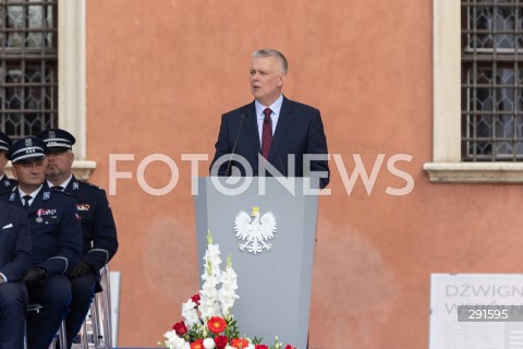  24.07.2024 WARSZAWA<br />
OBCHODY SWIETA POLICJI W WARSZAWIE<br />
N/Z TOMASZ SIEMONIAK<br />
FOT. ANTONI BYSZEWSKI/FOTONEWS 