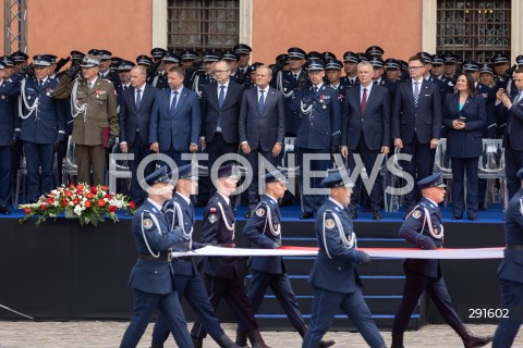  24.07.2024 WARSZAWA<br />
OBCHODY SWIETA POLICJI W WARSZAWIE<br />
N/Z MARCIN KIERWINSKI ADAM BODNAR PREMIER DONALD TUSK MAREK BORON SZYMON HOLOWNIA MONIKA WIELICHOWSKA <br />
FOT. ANTONI BYSZEWSKI/FOTONEWS 