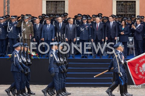  24.07.2024 WARSZAWA<br />
OBCHODY SWIETA POLICJI W WARSZAWIE<br />
N/Z MARCIN KIERWINSKI ADAM BODNAR PREMIER DONALD TUSK MAREK BORON SZYMON HOLOWNIA MONIKA WIELICHOWSKA KRZYSZTOF BOSAK<br />
FOT. ANTONI BYSZEWSKI/FOTONEWS 