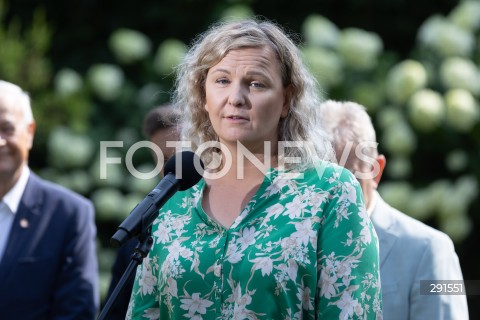  24.07.2024 WARSZAWA<br />
KONFERENCJA PRASOWA SLAWOMIRA NITRASA WS. ZWIEKSZENIA STYPENDIOW<br />
N/Z OTYLIA JEDRZEJCZAK<br />
FOT. ANTONI BYSZEWSKI/FOTONEWS 