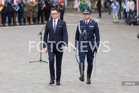  24.07.2024 WARSZAWA<br />
OBCHODY SWIETA POLICJI W WARSZAWIE<br />
N/Z SZYMON HOLOWNIA<br />
FOT. ANTONI BYSZEWSKI/FOTONEWS 