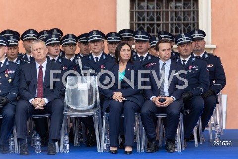  24.07.2024 WARSZAWA<br />
OBCHODY SWIETA POLICJI W WARSZAWIE<br />
N/Z TOMASZ SIEMONIAK MONIKA WIELICHOWSKA KRZYSZTOF BOSAK<br />
FOT. ANTONI BYSZEWSKI/FOTONEWS 