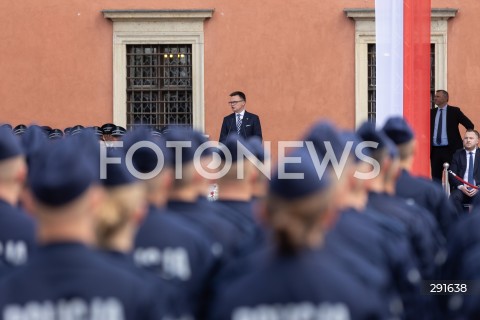  24.07.2024 WARSZAWA<br />
OBCHODY SWIETA POLICJI W WARSZAWIE<br />
N/Z SZYMON HOLOWNIA<br />
FOT. ANTONI BYSZEWSKI/FOTONEWS 