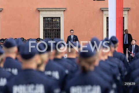  24.07.2024 WARSZAWA<br />
OBCHODY SWIETA POLICJI W WARSZAWIE<br />
N/Z SZYMON HOLOWNIA<br />
FOT. ANTONI BYSZEWSKI/FOTONEWS 