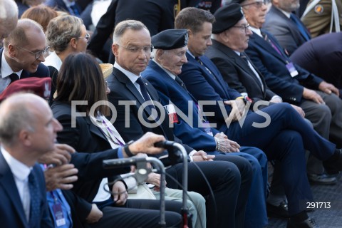  30.07.2024 WARSZAWA<br />
OBCHODY 80. ROCZNICY POWSTANIA WARSZAWSKIEGO W WARSZAWIE <br />
SPOTKANIE PREZYDENTA RP Z BOHATERAMI POWSTANIA<br />
N/Z ANDRZEJ DUDA<br />
FOT. ANTONI BYSZEWSKI/FOTONEWS 