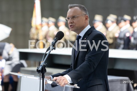  30.07.2024 WARSZAWA<br />
OBCHODY 80. ROCZNICY POWSTANIA WARSZAWSKIEGO W WARSZAWIE <br />
SPOTKANIE PREZYDENTA RP Z BOHATERAMI POWSTANIA<br />
N/Z ANDRZEJ DUDA<br />
FOT. ANTONI BYSZEWSKI/FOTONEWS 