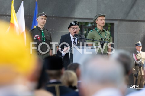  30.07.2024 WARSZAWA<br />
OBCHODY 80. ROCZNICY POWSTANIA WARSZAWSKIEGO W WARSZAWIE <br />
SPOTKANIE PREZYDENTA RP Z BOHATERAMI POWSTANIA<br />
N/Z LESZEK ZUKOWSKI<br />
FOT. ANTONI BYSZEWSKI/FOTONEWS 