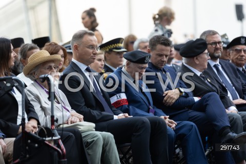  30.07.2024 WARSZAWA<br />
OBCHODY 80. ROCZNICY POWSTANIA WARSZAWSKIEGO W WARSZAWIE <br />
SPOTKANIE PREZYDENTA RP Z BOHATERAMI POWSTANIA<br />
N/Z ANDRZEJ DUDA RAFAL TRZASKOWSKI<br />
FOT. ANTONI BYSZEWSKI/FOTONEWS 