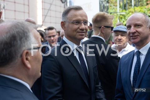  30.07.2024 WARSZAWA<br />
OBCHODY 80. ROCZNICY POWSTANIA WARSZAWSKIEGO W WARSZAWIE <br />
SPOTKANIE PREZYDENTA RP Z BOHATERAMI POWSTANIA<br />
N/Z ANDRZEJ DUDA WOJCIECH KOLARSKI <br />
FOT. ANTONI BYSZEWSKI/FOTONEWS 