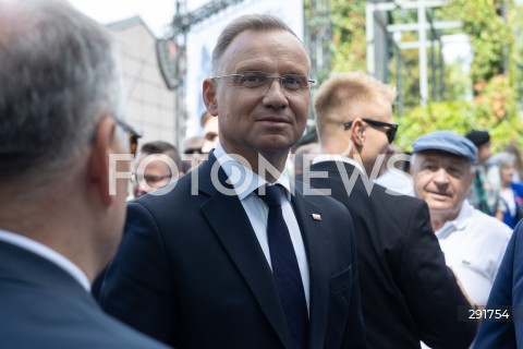  30.07.2024 WARSZAWA<br />
OBCHODY 80. ROCZNICY POWSTANIA WARSZAWSKIEGO W WARSZAWIE <br />
SPOTKANIE PREZYDENTA RP Z BOHATERAMI POWSTANIA<br />
N/Z ANDRZEJ DUDA<br />
FOT. ANTONI BYSZEWSKI/FOTONEWS 