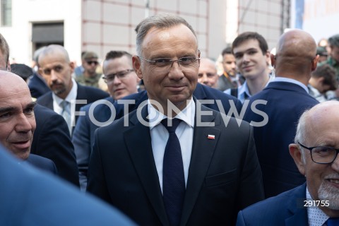  30.07.2024 WARSZAWA<br />
OBCHODY 80. ROCZNICY POWSTANIA WARSZAWSKIEGO W WARSZAWIE <br />
SPOTKANIE PREZYDENTA RP Z BOHATERAMI POWSTANIA<br />
N/Z ANDRZEJ DUDA<br />
FOT. ANTONI BYSZEWSKI/FOTONEWS 