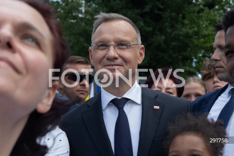  30.07.2024 WARSZAWA<br />
OBCHODY 80. ROCZNICY POWSTANIA WARSZAWSKIEGO W WARSZAWIE <br />
SPOTKANIE PREZYDENTA RP Z BOHATERAMI POWSTANIA<br />
N/Z ANDRZEJ DUDA<br />
FOT. ANTONI BYSZEWSKI/FOTONEWS 