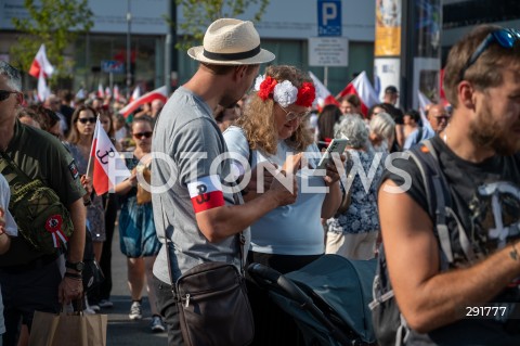  01.08.2024 WARSZAWA<br />
80. ROCZNICA POWSTANIA WARSZAWSKIEGO<br />
N/Z GODZINA W<br />
FOT. MARCIN BANASZKIEWICZ/FOTONEWS  