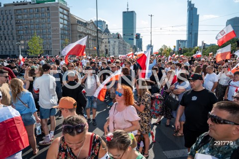  01.08.2024 WARSZAWA<br />
80. ROCZNICA POWSTANIA WARSZAWSKIEGO<br />
N/Z GODZINA W<br />
FOT. MARCIN BANASZKIEWICZ/FOTONEWS  