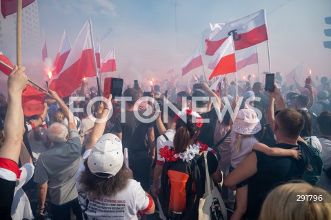  01.08.2024 WARSZAWA<br />
80. ROCZNICA POWSTANIA WARSZAWSKIEGO<br />
N/Z GODZINA W<br />
FOT. MARCIN BANASZKIEWICZ/FOTONEWS  