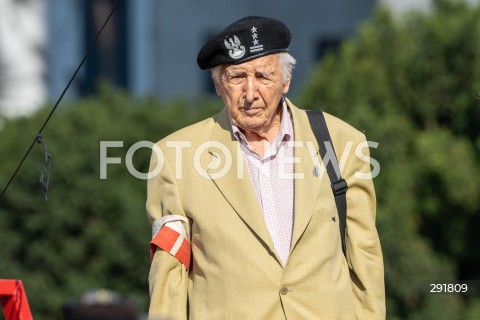  01.08.2024 WARSZAWA<br />
80. ROCZNICA POWSTANIA WARSZAWSKIEGO<br />
N/Z PLK LEONARD KAPISZEWSKI<br />
FOT. MARCIN BANASZKIEWICZ/FOTONEWS  