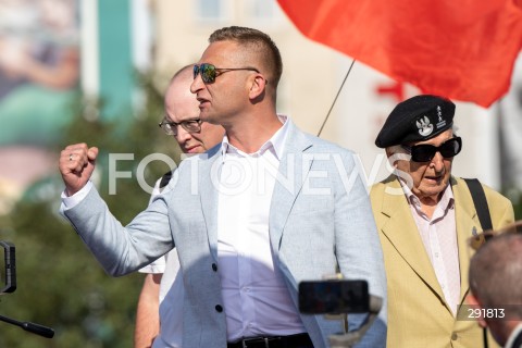  01.08.2024 WARSZAWA<br />
80. ROCZNICA POWSTANIA WARSZAWSKIEGO<br />
N/Z ROBERT BAKIEWICZ PLK LEONARD KAPISZEWSKI<br />
FOT. MARCIN BANASZKIEWICZ/FOTONEWS  