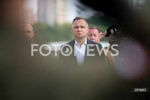  09.08.2024 WARSZAWA<br />
WIZYTA PREZYDENTA RP ANDRZEJA DUDY NA ZGRUPOWANIU WOJSKOWYM<br />
N/Z PREZYDENT RP ANDRZEJ DUDA <br />
FOT. MARCIN BANASZKIEWICZ/FOTONEWS  