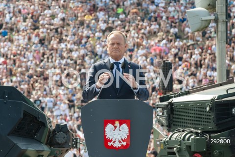  15.08.2024 WARSZAWA<br />
SWIETO WOJSKA POLSKIEGO<br />
N/Z PREMIER DONALD TUSK<br />
 