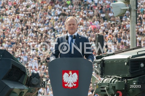  15.08.2024 WARSZAWA<br />
SWIETO WOJSKA POLSKIEGO<br />
N/Z PREMIER DONALD TUSK<br />
 