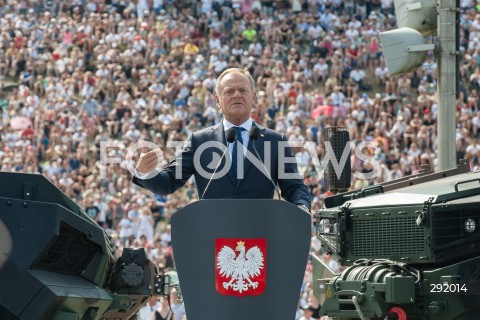  15.08.2024 WARSZAWA<br />
SWIETO WOJSKA POLSKIEGO<br />
N/Z PREMIER DONALD TUSK<br />
 