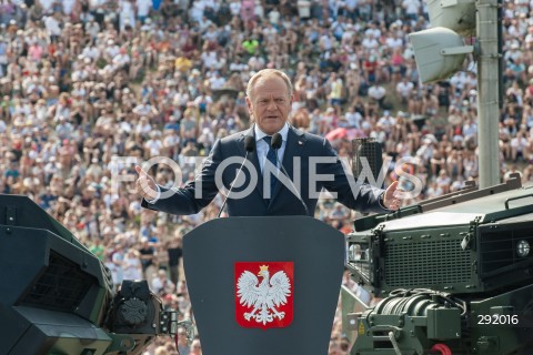  15.08.2024 WARSZAWA<br />
SWIETO WOJSKA POLSKIEGO<br />
N/Z PREMIER DONALD TUSK<br />
 