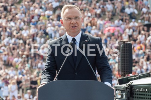  15.08.2024 WARSZAWA<br />
SWIETO WOJSKA POLSKIEGO<br />
N/Z PREZYDENT ANDRZEJ DUDA<br />
 