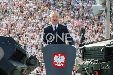  15.08.2024 WARSZAWA<br />
SWIETO WOJSKA POLSKIEGO<br />
N/Z PREZYDENT ANDRZEJ DUDA<br />
 