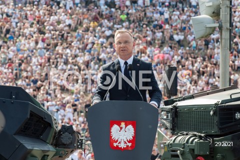  15.08.2024 WARSZAWA<br />
SWIETO WOJSKA POLSKIEGO<br />
N/Z PREZYDENT ANDRZEJ DUDA<br />
 