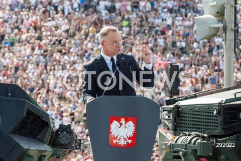  15.08.2024 WARSZAWA<br />
SWIETO WOJSKA POLSKIEGO<br />
N/Z PREZYDENT ANDRZEJ DUDA<br />
 