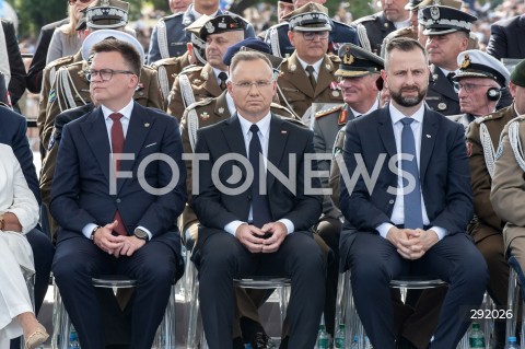  15.08.2024 WARSZAWA<br />
SWIETO WOJSKA POLSKIEGO<br />
N/Z SZYMON HOLOWNIA PREZYDENT ANDRZEJ DUDA WLADYSLAW KOSINIAK KAMYSZ<br />
 