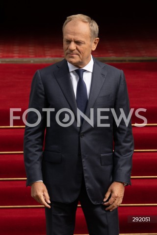  22.08.2024 WARSZAWA<br />
SPOTKANIE PREMIERA DONALDA TUSKA Z PREMIEREM REPUBLIKI INDII NARENDRA MODIM<br />
PRIME MINISTER NARENDRA MODI ARRIVES IN POLAND FOR FIRST VISIT BY INDIAN PRIME MINISTER IN 45 YEARS<br />
N/Z PREMIER DONALD TUSK<br />
FOT. MARCIN BANASZKIEWICZ/FOTONEWS  