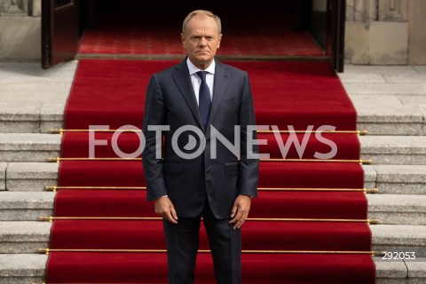  22.08.2024 WARSZAWA<br />
SPOTKANIE PREMIERA DONALDA TUSKA Z PREMIEREM REPUBLIKI INDII NARENDRA MODIM<br />
PRIME MINISTER NARENDRA MODI ARRIVES IN POLAND FOR FIRST VISIT BY INDIAN PRIME MINISTER IN 45 YEARS<br />
N/Z PREMIER DONALD TUSK<br />
FOT. MARCIN BANASZKIEWICZ/FOTONEWS  