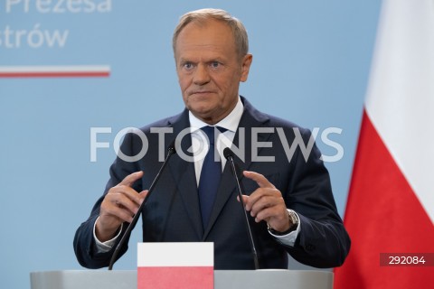  22.08.2024 WARSZAWA<br />
SPOTKANIE PREMIERA DONALDA TUSKA Z PREMIEREM REPUBLIKI INDII NARENDRA MODIM<br />
PRIME MINISTER NARENDRA MODI ARRIVES IN POLAND FOR FIRST VISIT BY INDIAN PRIME MINISTER IN 45 YEARS<br />
N/Z PREMIER DONALD TUSK<br />
FOT. MARCIN BANASZKIEWICZ/FOTONEWS  