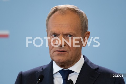  22.08.2024 WARSZAWA<br />
SPOTKANIE PREMIERA DONALDA TUSKA Z PREMIEREM REPUBLIKI INDII NARENDRA MODIM<br />
PRIME MINISTER NARENDRA MODI ARRIVES IN POLAND FOR FIRST VISIT BY INDIAN PRIME MINISTER IN 45 YEARS<br />
N/Z PREMIER DONALD TUSK<br />
FOT. MARCIN BANASZKIEWICZ/FOTONEWS  