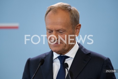  22.08.2024 WARSZAWA<br />
SPOTKANIE PREMIERA DONALDA TUSKA Z PREMIEREM REPUBLIKI INDII NARENDRA MODIM<br />
PRIME MINISTER NARENDRA MODI ARRIVES IN POLAND FOR FIRST VISIT BY INDIAN PRIME MINISTER IN 45 YEARS<br />
N/Z PREMIER DONALD TUSK<br />
FOT. MARCIN BANASZKIEWICZ/FOTONEWS  