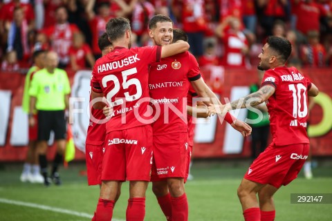  23.08.2024 LODZ <br />
PILKA NOZNA - PKO BP EKSTRAKLASA<br />
WIDZEW LODZ - RADOMIAK RADOM<br />
N/Z IMAD RONDIC RADOSC BRAMKA GOL <br />
 