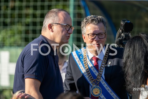  01.09.2024 WARSZAWA<br />
CEREMONIA WRECZENIA ORDERU USMIECHU ROBERTOWI LEWANDOWSKIEMU<br />
N/Z ADAM BODNAR MAREK MICHALAK<br />
FOT. MARCIN BANASZKIEWICZ/FOTONEWS  