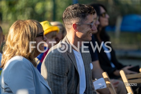  01.09.2024 WARSZAWA<br />
CEREMONIA WRECZENIA ORDERU USMIECHU ROBERTOWI LEWANDOWSKIEMU<br />
N/Z IWONA LEWANDOWSKA ROBERT LEWANDOWSKI<br />
FOT. MARCIN BANASZKIEWICZ/FOTONEWS  