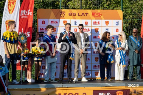  01.09.2024 WARSZAWA<br />
CEREMONIA WRECZENIA ORDERU USMIECHU ROBERTOWI LEWANDOWSKIEMU<br />
N/Z MAREK MICHALAK ROBERT LEWANDOWSKI ANNA DYMNA ANNA MARIA WESOLOWSKA<br />
FOT. MARCIN BANASZKIEWICZ/FOTONEWS  